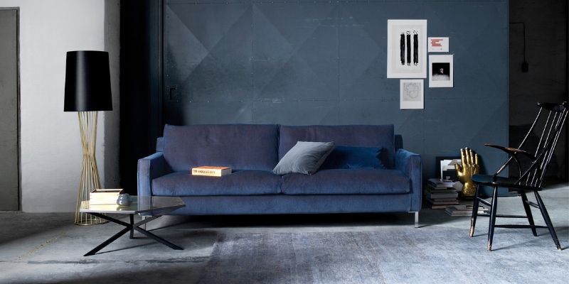 Blue Sofa Streamline Eilersen 