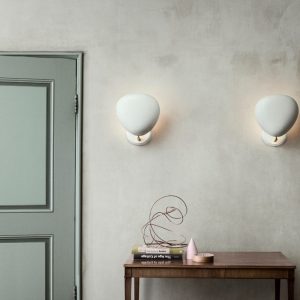 GUBI Cobra Wall Lamp in White - Danish Design Co Singapore