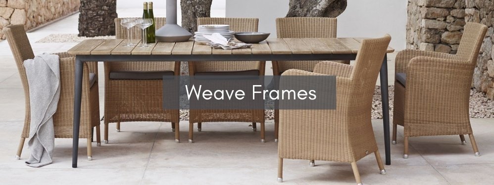 Cane Line Outdoor Furniture Weave Frame- Product care at Danish Design Co