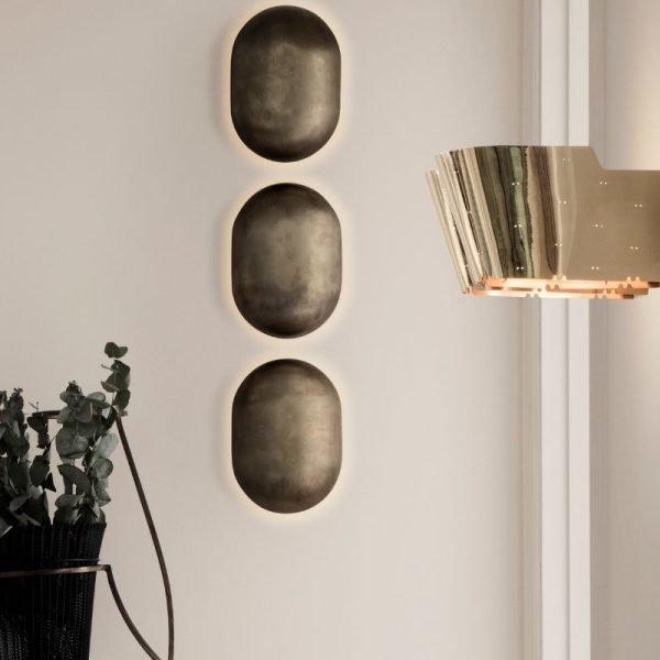 Gubi 9464 Wall Lamp Brass close up - Danish Design Co Singapore