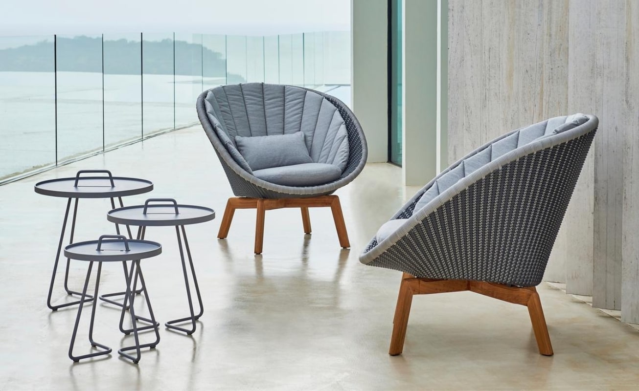 Cane-line Peacock Outdoor Lounge Chair - Danish Design Co Singapore