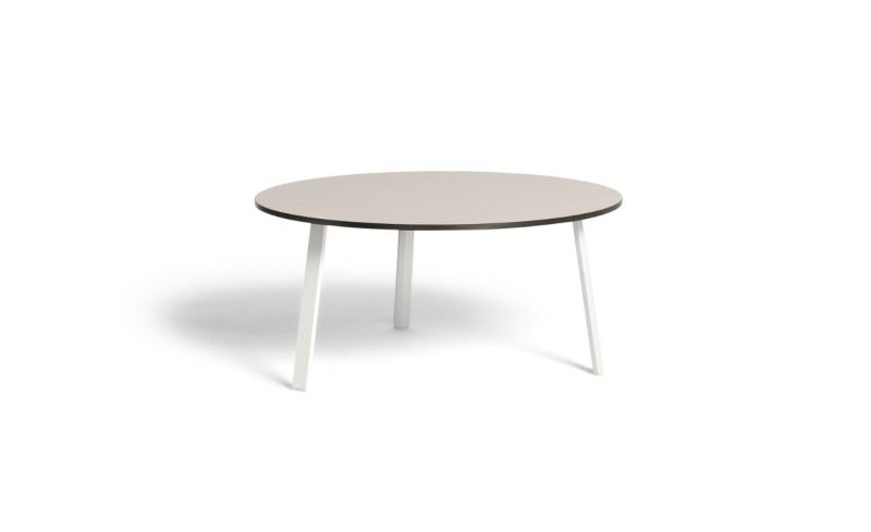 modern outdoor side table white