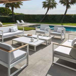 Diphano Outdoor Sectional Sofa Landscape Teak - Danish Design Co Singapore