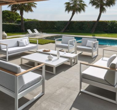 Diphano Outdoor Sectional Sofa Landscape Teak - Danish Design Co Singapore