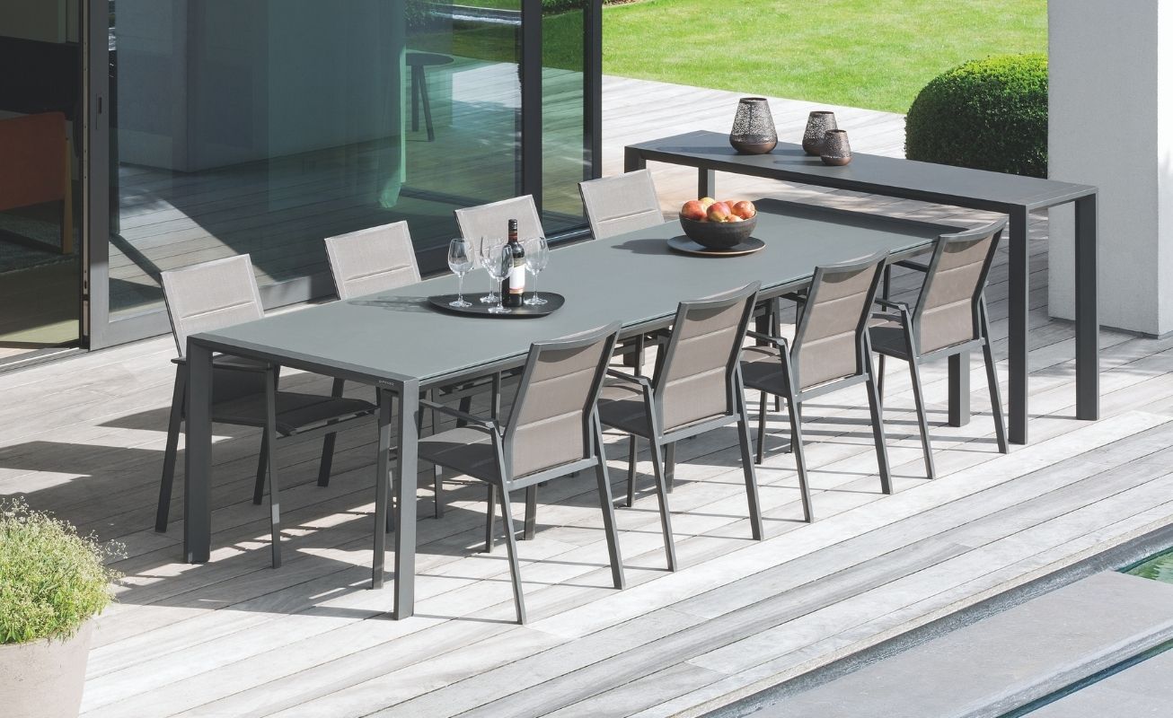 outdoor dining table designed by Diphano for Diphano Design Team