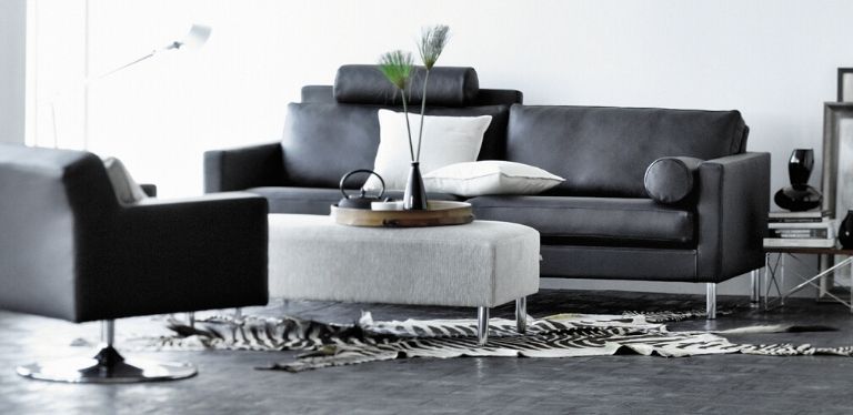 Eilersen - Lift sofa in black leather