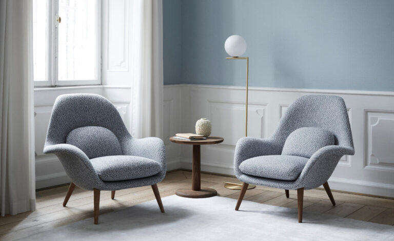Fredericia Lounge Chair Swoon - Danish Design Co Singapore