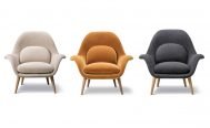 Fredericia Lounge Chair Swoon - Danish Design Co Singapore
