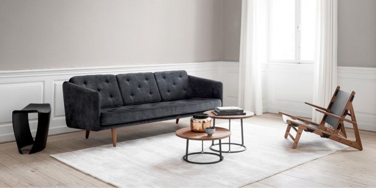 Fredericia No 1 sofa in black