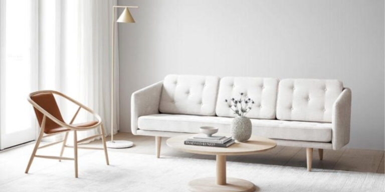 Fredericia sofa no 1 in white - Danish Design Co Singapore