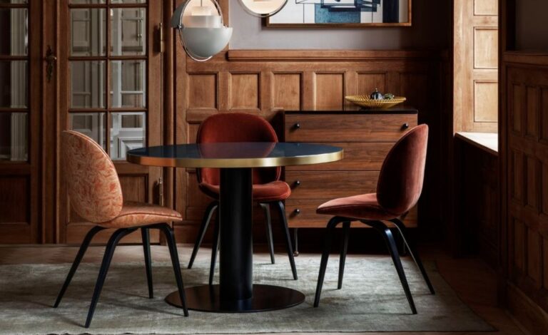 Gubi Upholstered Beetle Dining Chair - Danish Design Co Singapore