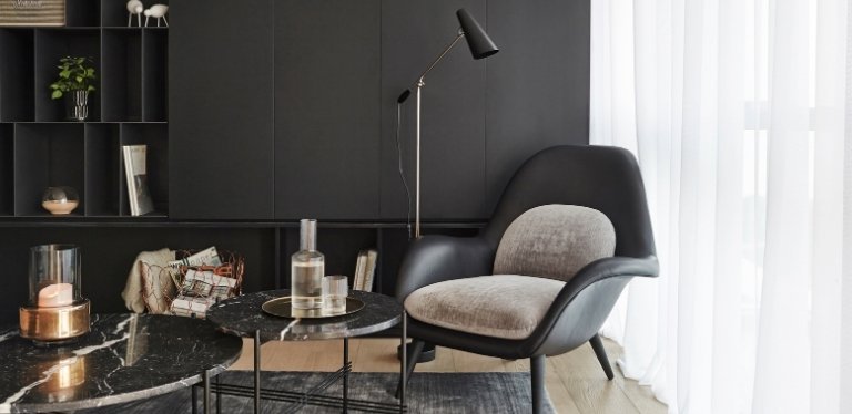 Home styling service at Danish Design - Swoon lounge chair