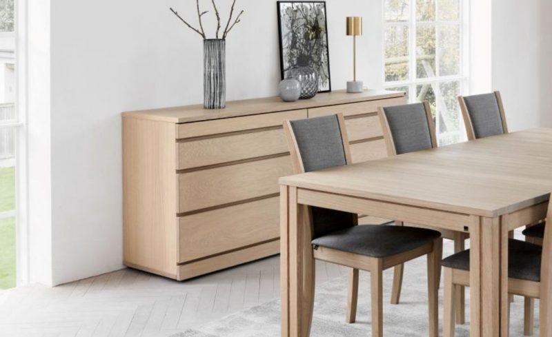 sideboard to dining table