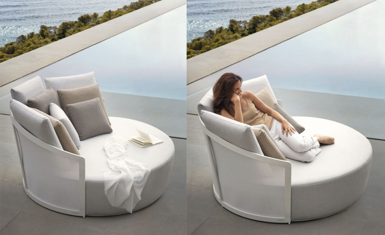Diphano Cielo Daybed in White and Shine