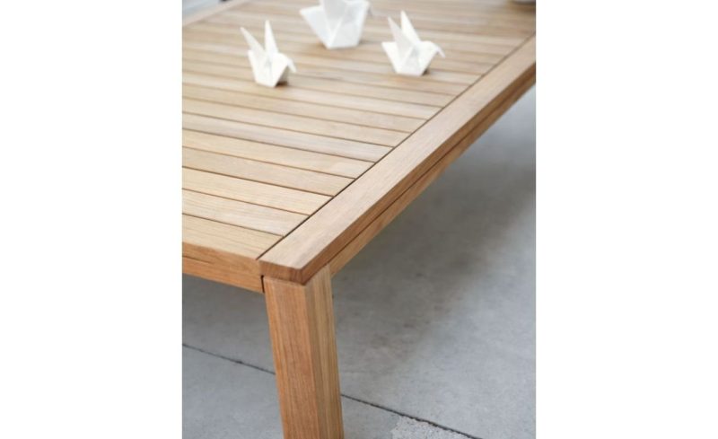 natural outdoor side table