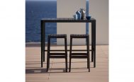 Cut Outdoor Bar Table - Black Aluminium - Danish Design Co Singapore