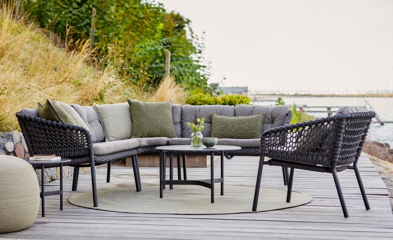 Ocean Outdoor Lounge Chair and Sofa with the Optional Dark Grey - Danish Design Co Singapore