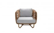 Nest Outdoor Lounge Chair with Natural Cane-line Weave - Danish Design Co Singapore