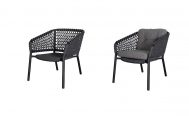 Ocean Outdoor Lounge Chair with the Optional Dark Grey Danish Design Co Singapore