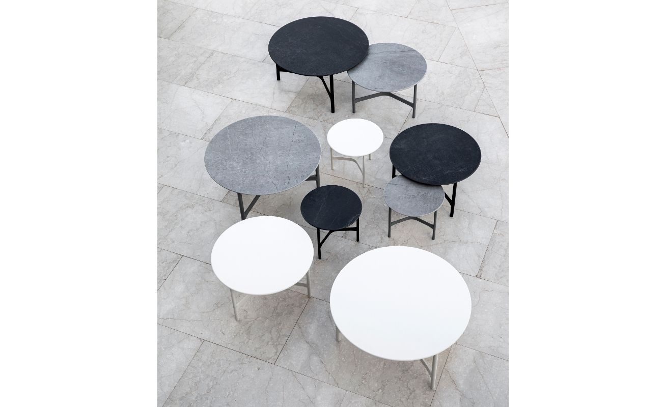 Twist Outdoor Coffee Table - Circular options - Danish Design Co Singapore