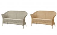 Lansing 3 seater outdoor sofa in Natural and taupe cane - Danish Design Co Singapore