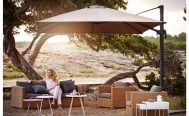 Hyde Luxe Parasol in Taupe Danish Design Co Singapore