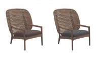 Kay Outdoor High Back Lounge Chair - Danish Design Co Singapore