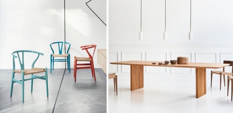 Dining Furniture - Wishbone Chair and Ten Dining Table - Danish Design Co Singapore