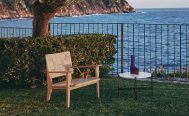 Gubi F-Chair Outdoor Lounge Chair