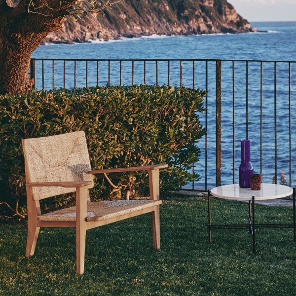 Gubi F-Chair Outdoor Lounge Chair