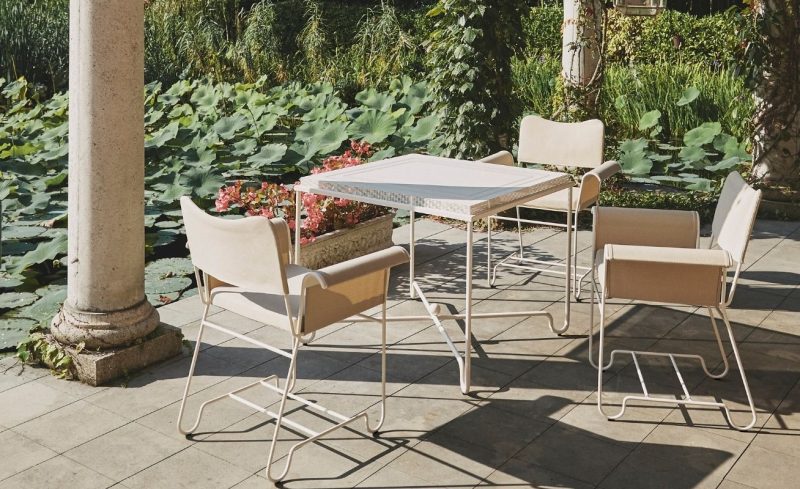 stainless steel outdoor table