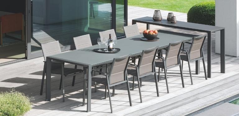 metris outdoor dining table, danish design co singapore