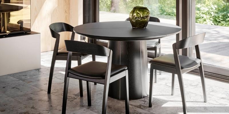 33 round extendable dining table skovby - danish design co singapore