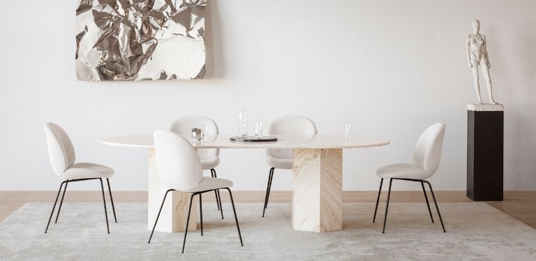 epic marble dining table - danish design co singapore