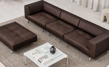 delphi leather sofa by fredericia - danish design co singapore