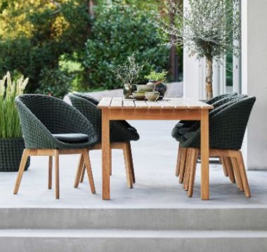 peacock outdoor lounge by cane-line - danish design co singapore