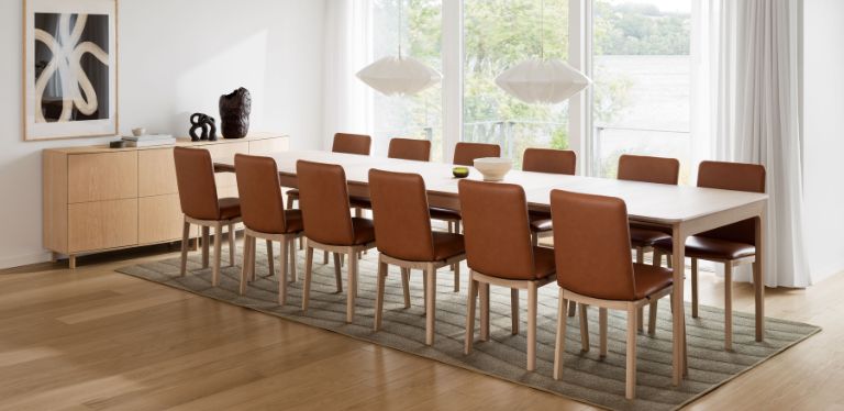 skoby extendable dining table - danish design co singapore