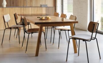 sh900 dining table extendable extended by carl hansen - danish design co singapore