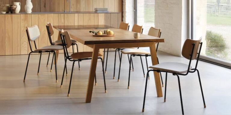 sh900 dining table extendable extended by carl hansen - danish design co singapore