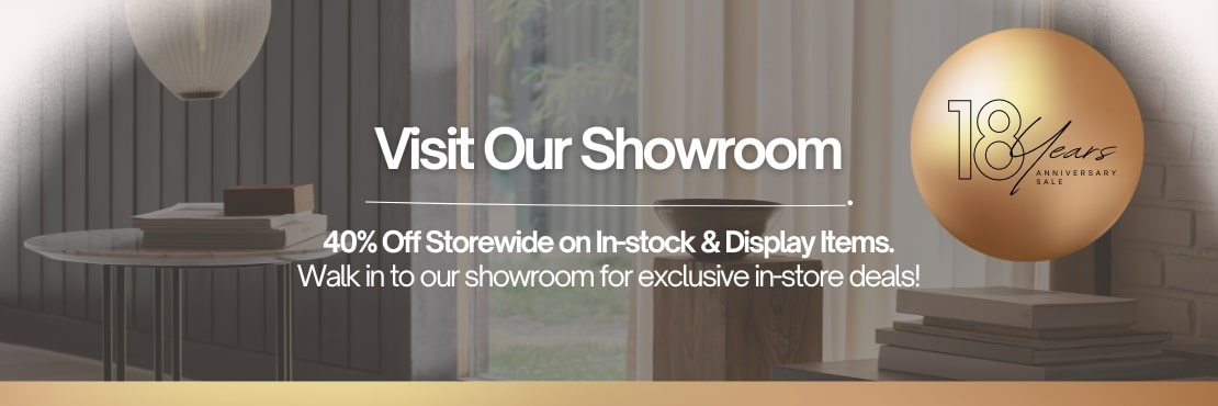 Visit our showroom anniversary sale
