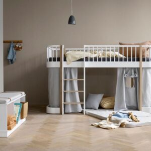 Oliver Furniture Wood Collection Classic Kids Low Loft Bed