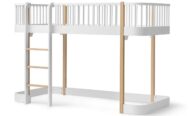 Oliver Furniture Wood Collection Classic Kids Low Loft Bed