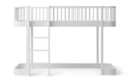 Oliver Furniture Wood Collection Classic Kids Low Loft Bed