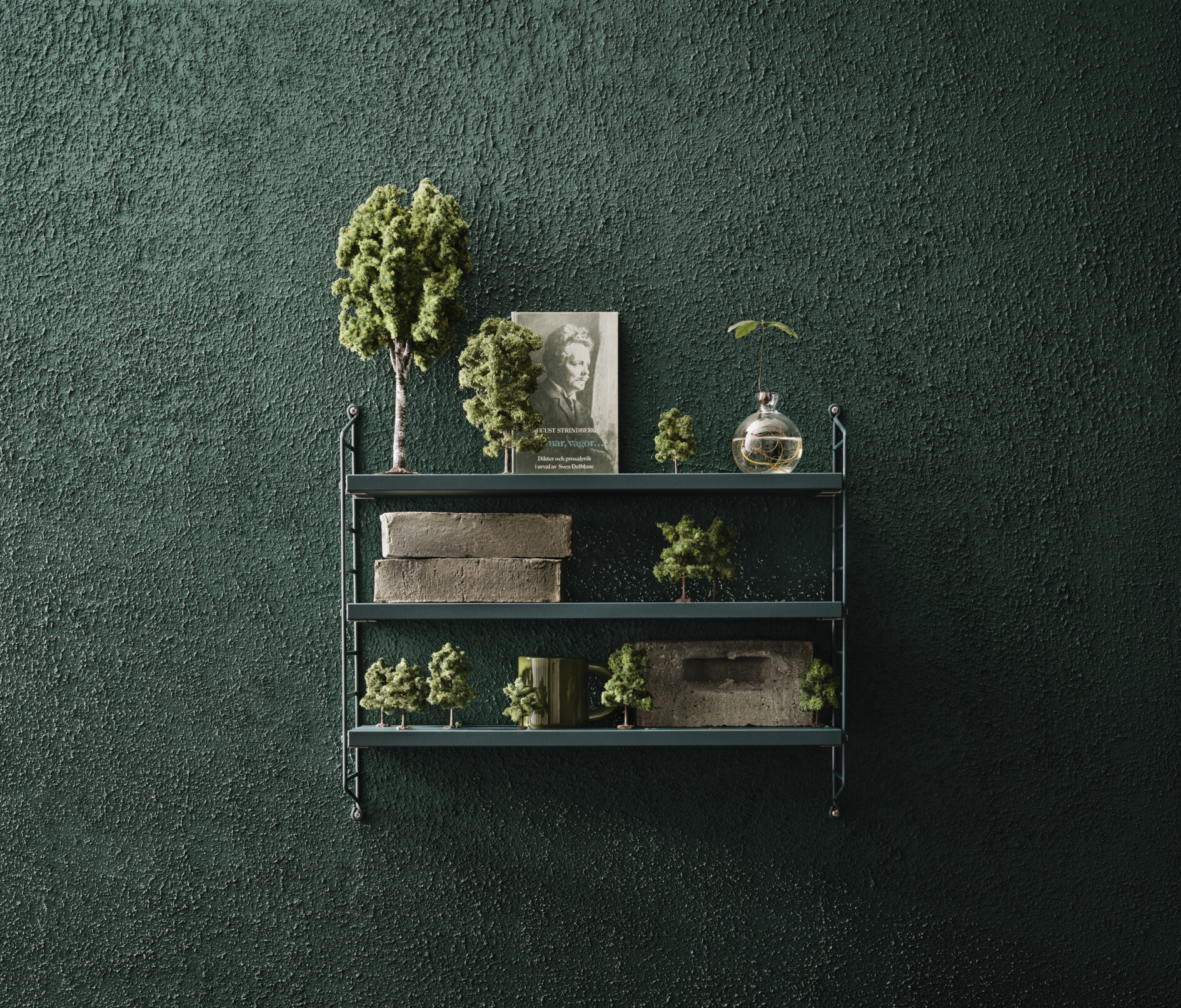 Tegnérgrön - pocket string system -danish design co