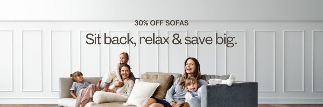 30% OFF SOFAS