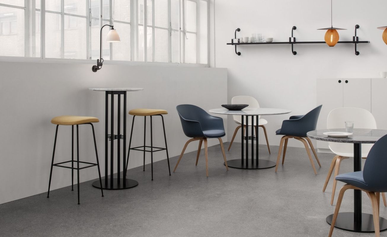 Gubi Beetle Bar Counter Stool without Back - Danish Design Co Singapore