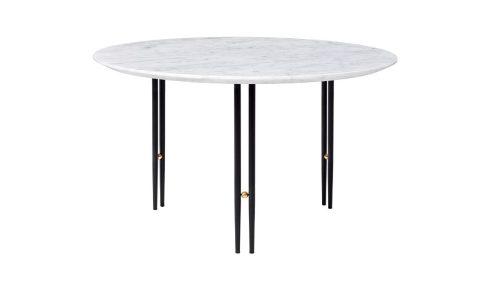 IOI Coffee Table White Carrara Marble and Chrome Legs - Danish Design Co Singapore