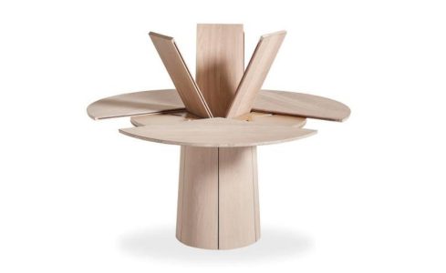 Skovby Round Extendable Dining Table - Danish Design Co Singapore